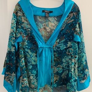 Women’s Multi-color Kimono Blouse